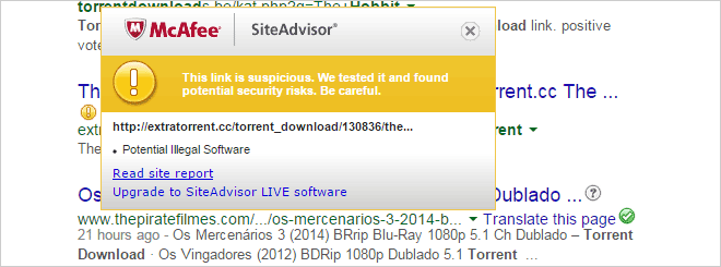 mcafee-siteadvisor-alert