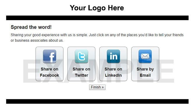 Share After Survey Example