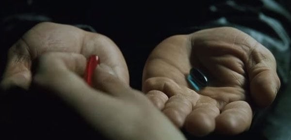 Matrix Red Pill and Blue Pill