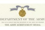 Earned an Army Achievement Medal 1996 ‐ US Army Infantry
